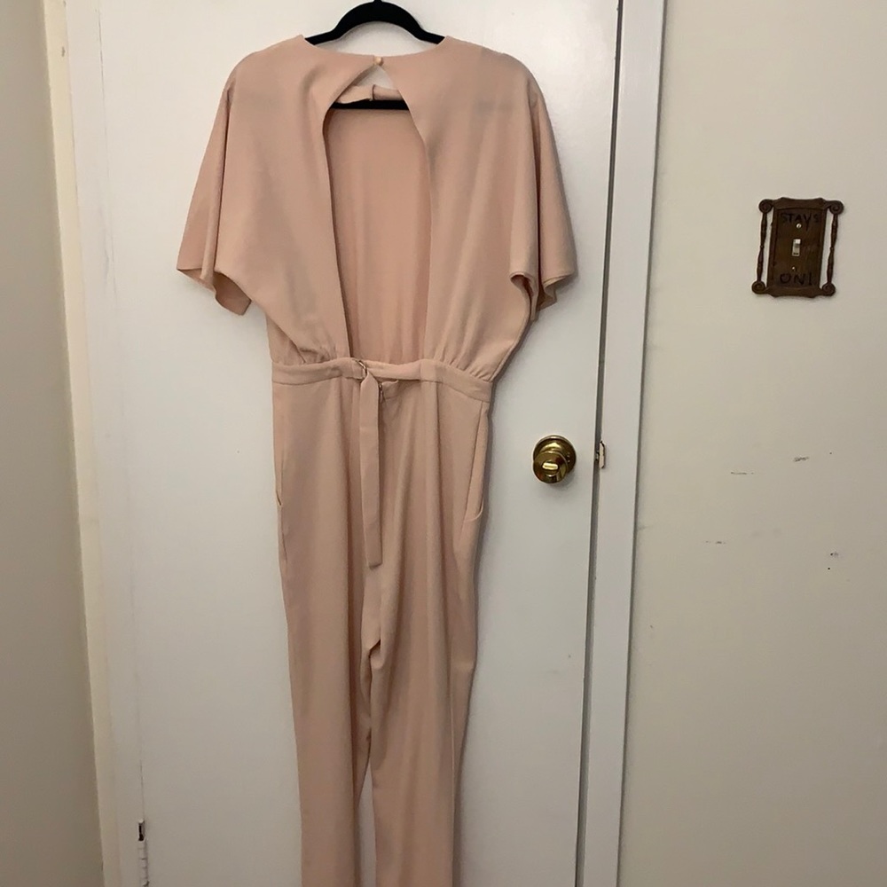 Tall mauve jumpsuit with pockets!